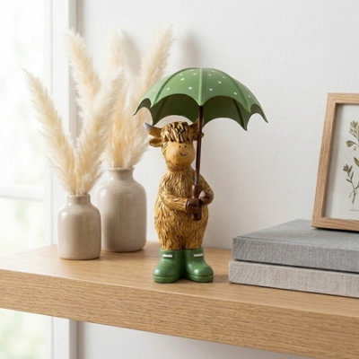 Garden Greatness Highland Cow Umbrella Wellies Classic from B&Q