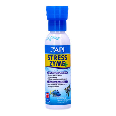 Api Stress Zyme Water Live Bacteria Filter Booster Treatment Aquarium 118Ml from B&Q