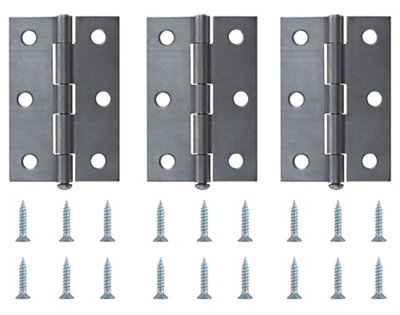 Steel Butt Door Hinge N173 (L)75mm (W)75mmPack Of 3 from B&Q