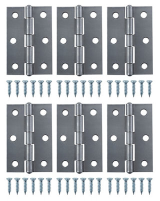 Steel Butt Door Hinge N435 (L)75mm (W)75mmPack Of 6 from B&Q