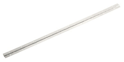 Nickel-Plated Steel Continuous Door Hinge N484 (L)600mm (W)600mm from B&Q