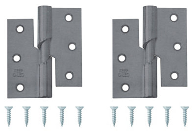 Steel Butt Door Hinge N337 (L)75mm (W)75mmPack Of 2 from B&Q