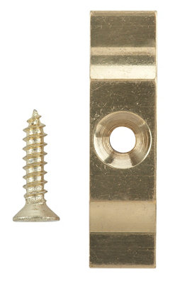 Diall Brass-Plated Turnbutton Catch (L)36mm (W)10mm from B&Q