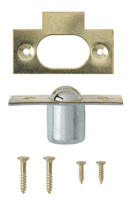Diall Brass-Plated Bales Catch (L)58mm (W)22mm from B&Q