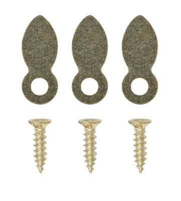 Brass Effect 12 Piece Picture Hanging Kit from B&Q