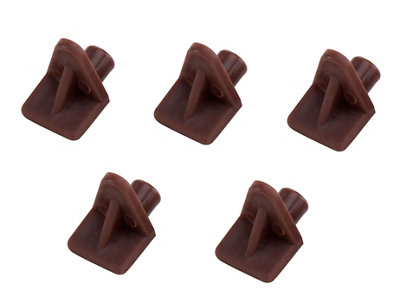 Diall Brown Plastic Shelf Support (L)14mmPack Of 20 from B&Q