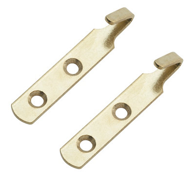 Diall Carbon Steel Medium Single Hook (H)14mm (W)11mmPack Of 2 from B&Q