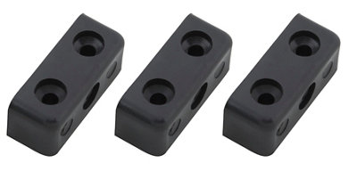Diall Black Steel Assembly Joint (L)34mmPack Of 24 from B&Q