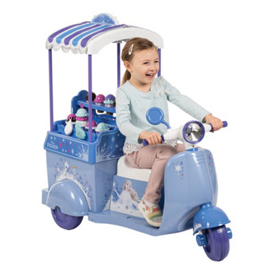 Huffy Disney Frozen Ice Cream Kart Electric Ride-On - 17355W - Blue - Image 6