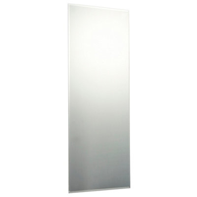 Colours Clear Rectangular Bevelled Frameless Mirror (H)120Cm (W)45Cm from B&Q