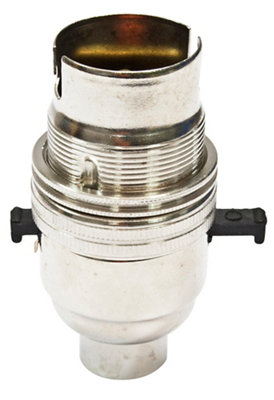 Safety Switch Bayonet Cap (B22) Lampholder Ns10 from B&Q