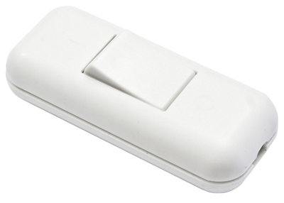  - White In-Line Plug-In Switch