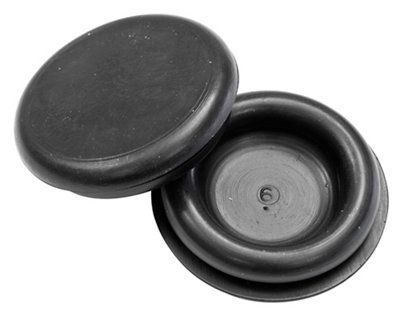 Rubber Semi-Blind Black 20mm GrommetPack Of 10 from B&Q