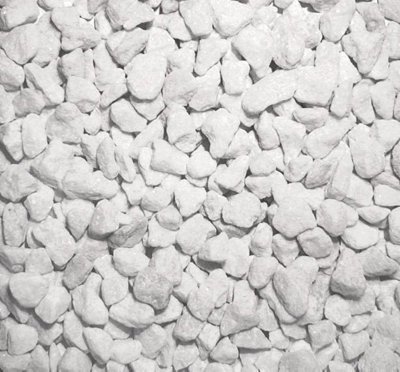 Blooma Spar White Decorative Stones, Large Bag