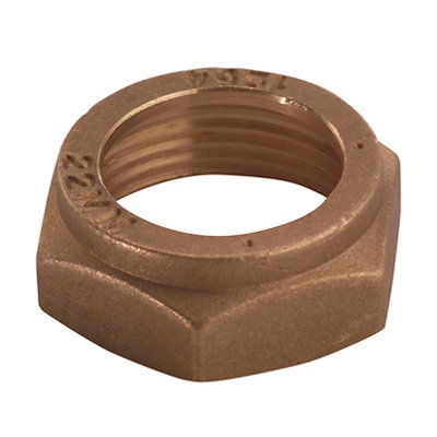 Plumbsure Brass Compression Blanking Cap (Dia)15mm from B&Q