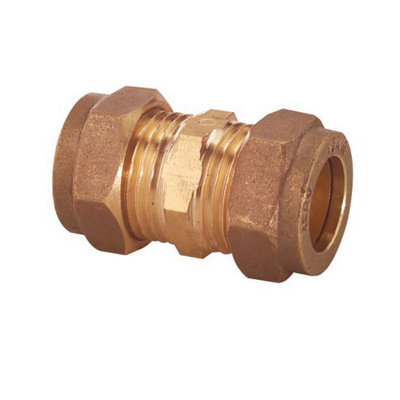 Plumbsure Straight Coupler 15mm X from B&Q