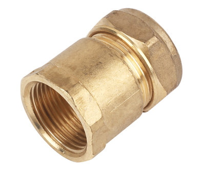 Plumbsure Straight Coupler 22mm X from B&Q