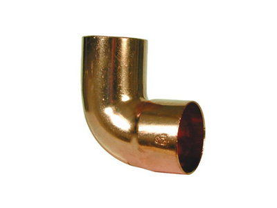 End Feed 90° End Feed Pipe Elbow (Dia)22mmPack Of 2 from B&Q