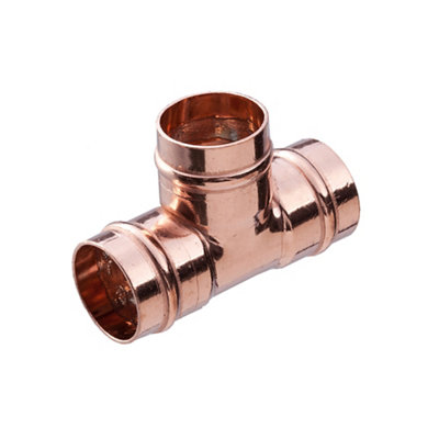 Plumbsure Copper Solder Ring Equal Tee (Dia) 15mm X 15mm X 15mm from B&Q