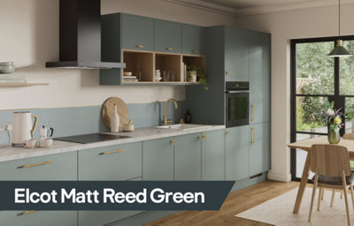 Elcot Reed Green Kitchen at B&Q