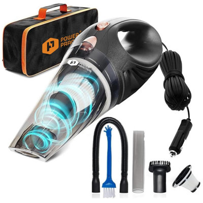  - Thisworx Car Vacuum CleanerPortableLightweightPowerfulHandheld Vacuums W / Strong Suction3 Attachment Accessories