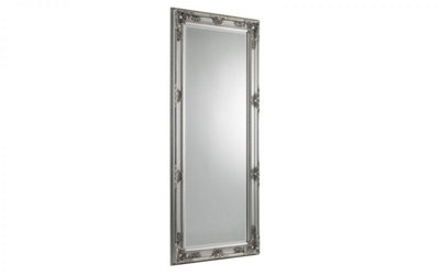 Ashfield Palais Pewter Lean-To-Dress Mirror from B&Q
