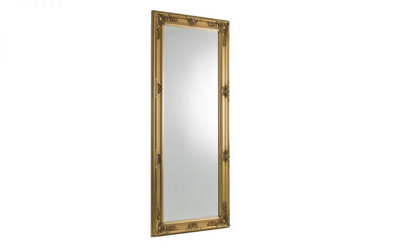 Ashfield Palais Gold Lean-To-Dress Mirror from B&Q