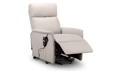 iLikeStores Rise And Recline ChairPebble Faux Leather from B&Q