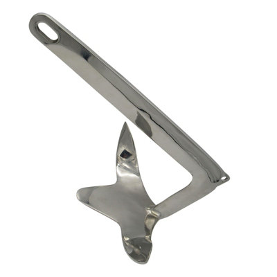 B&Q -  Stainless Steel Claw Anchor (2Kg Jet Trident Yacht Marine Boat Sea)