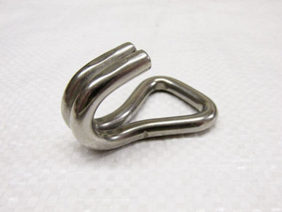 SecureFix Direct 50mm J Claw Hooks Stainless Steel  (5 Ton Lashing Ratchet Webbing Load Secure) from B&Q