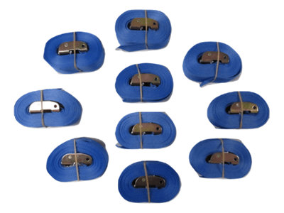 SecureFix Direct Cambuckle Tie Down Straps 35mm 700Kg 8M X10 (Lashing Strap Secure Hold Cam) from B&Q