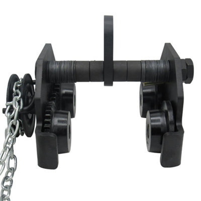 SecureFix Direct 1 Ton 6 Metre Geared TrolleyLifting Beam Hoist Girder Travel Overhead Tackle from B&Q