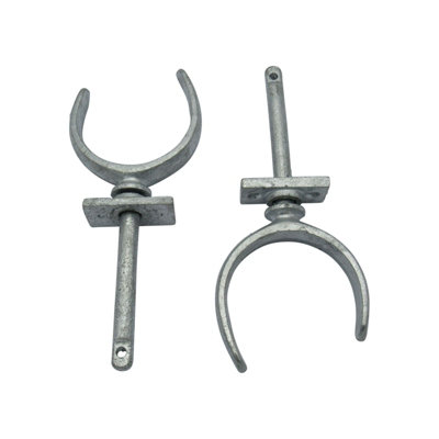 SecureFix Direct Galvanised Rowlocks With Plates X2 5/8" (Rowing Oar Boat Canoe Dinghy) from B&Q