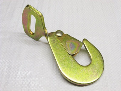 SecureFix Direct 50mm Twisted Snap Hook 5 Ton (Zinc Plated Ratchet Fitting 5T) from B&Q