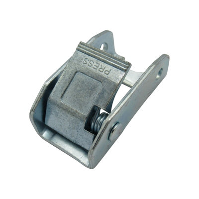 Pressed Cam Buckle 25MM 750KG (Zinc Plated Metal Cambuckle Tie Down Flap Clip) - Image 2