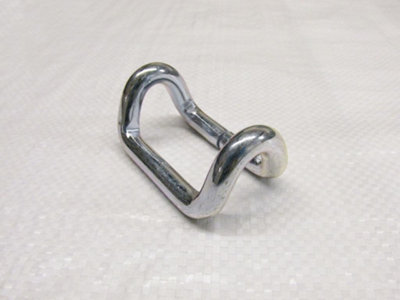 SecureFix Direct 50mm Closed Chassis Rave Hook Zinc Plated (Ratchet Lashing Tie Down Yellow Passivated) from B&Q