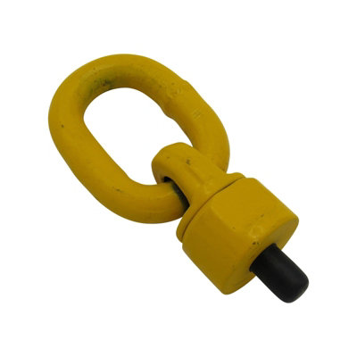 SecureFix Direct 24mm Swivel Eye Bolt With Link 3.15 Ton (M24 Lifting Rotating Grade 80 Hoisting Point) from B&Q