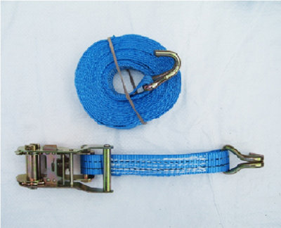 SecureFix Direct Ratchet Tie Down Strap 25mm 1.5T 5M X1 (Heavy Duty Cargo Trailer Lashing Ton Claw J Hook 1500Kg) from B&Q