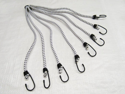 B&Q -  Bungee Cord 8 Leg Octopus 8mm X 800mm (Shock Strap Hooks Tie Down)