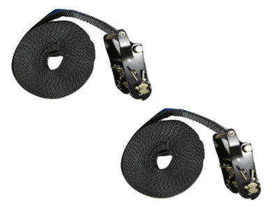 SecureFix Direct Tie Down Endless Ratchet Straps X2 (1.5T 25mm 8M Cargo Lashing) from B&Q
