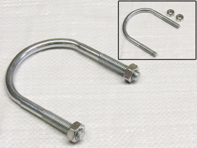 SecureFix Direct Zinc Plated 'u' Bolt With 2 Hex Nuts 6mm X 20mm (Clamp Pipe Tube Marine) from B&Q