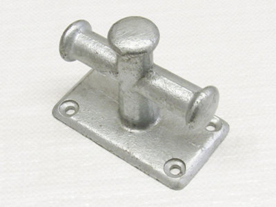 SecureFix Direct 140mm Galvanised Bollard Cleat from B&Q