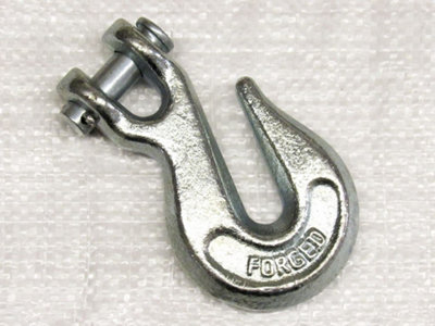 SecureFix Direct Zinc Plated Clevis Grab Hook 12mm (1/2" Chain Shortener Pull Pin Alloy Steel) from B&Q
