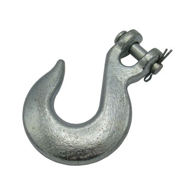SecureFix Direct Zinc Plated Clevis Slip Hook 6mm (1/4" Chain Pull Forestry Recovery Alloy Steel) from B&Q