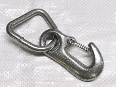 SecureFix Direct 3.5 Ton Zinc Plated Winch Eye Hook With Dee Ring (3500Kg Snap) from B&Q