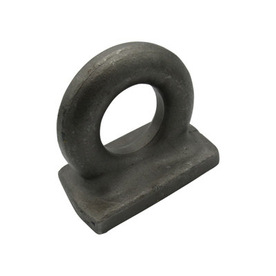 SecureFix Direct Rectangular Base Deckplate 1'' 13T Proof Load (25mm Eye Plate Lashing Weld On Deck Self Colour) from B&Q