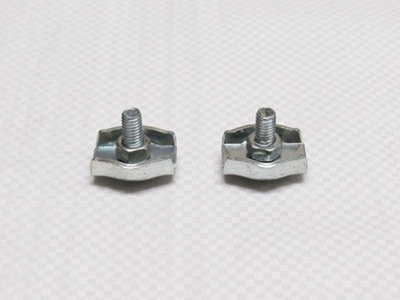 SecureFix Direct Wire Rope Clamp Grip Clips 6mm X2 (Galvanised Simplex Cable Fixing Loop Eye) from B&Q