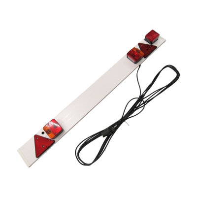 B&Q -  Trailer Board Towing Light 4Ft 6" 9.6M Cable (Rear Reflectors Fog Lamp Travel)