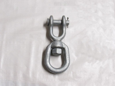 SecureFix Direct 13mm Galvanised Swivel Eye & Jaw (1/2" Chain Anchor Anti Twist Rope) from B&Q