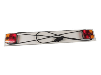 SecureFix Direct Trailer Light Board Towing Lights 3Ft 2.6M Cable (Rear Tail Lamps Caravan) from B&Q